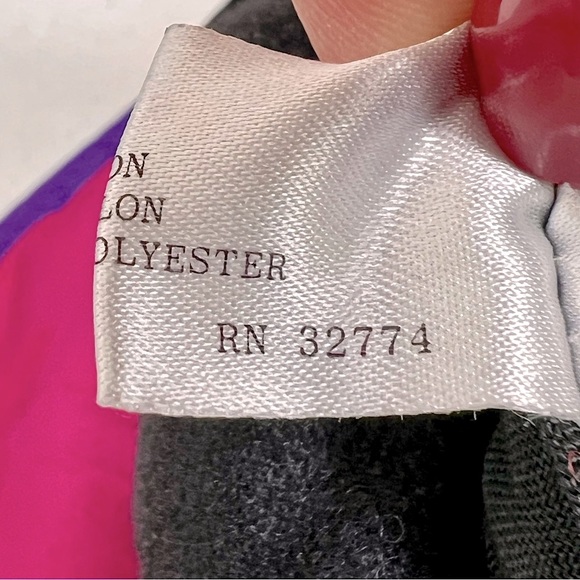 Vintage SKYR Performance Ski Hat Purple Pink Winter Nylon Baseball Puffy Cap - Picture 8 of 16